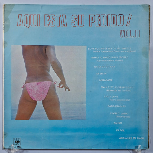 lp aqui esta su pedido vol 2 tina charles lou rawlsal stewart santana varios made peru 1978 disco rock