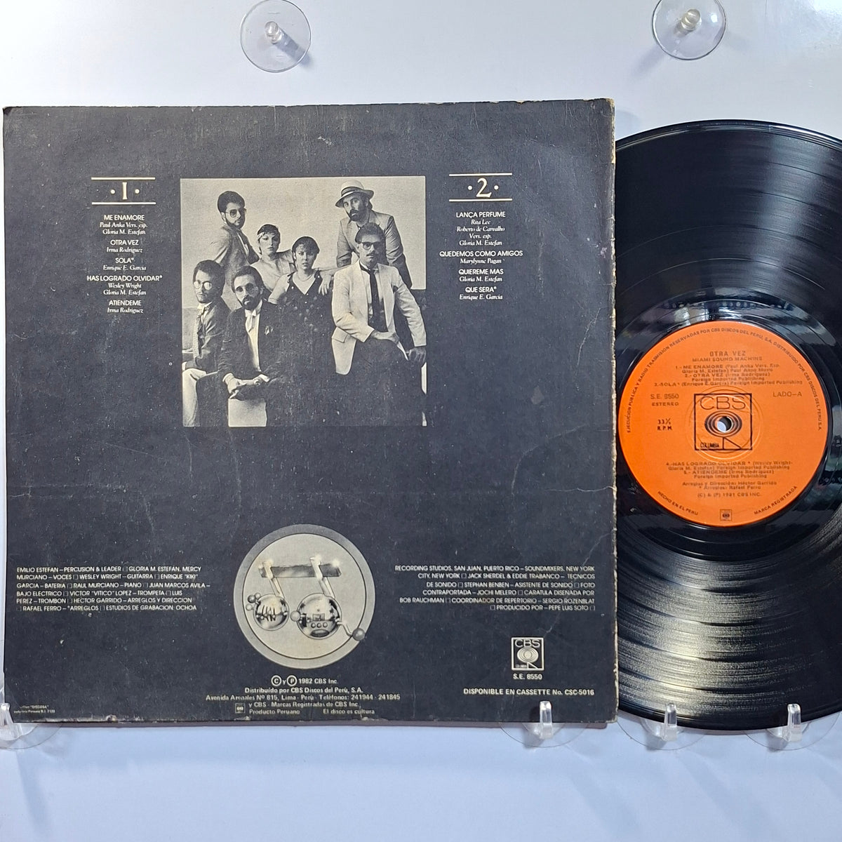lp Miami Sound Machine Otra Vez made peru 1981 Electronic Latin Pop