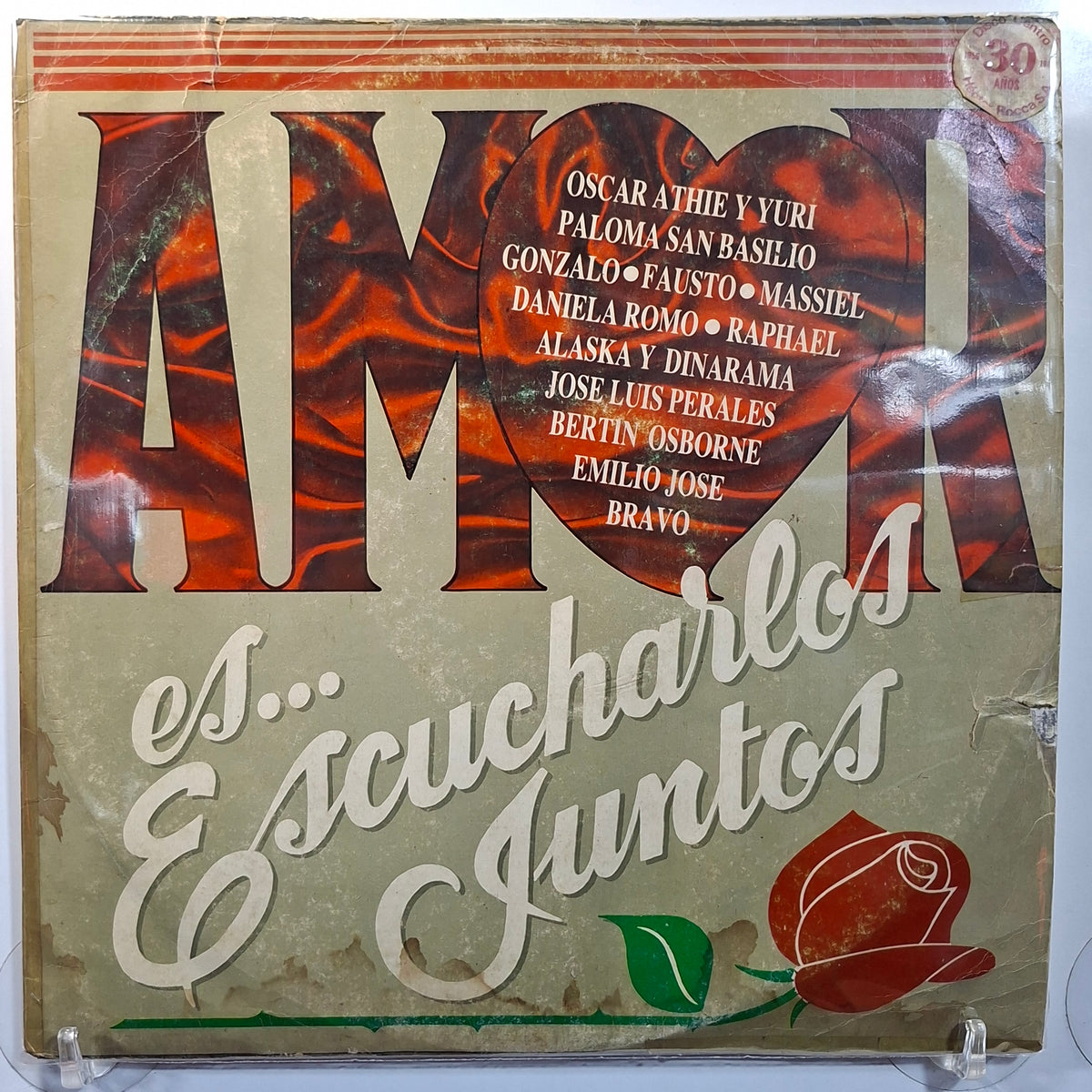 lp Amor es Escucharlos Juntos alaska y dinarama daniela romo fausto varios made peru 1986 latin pop
