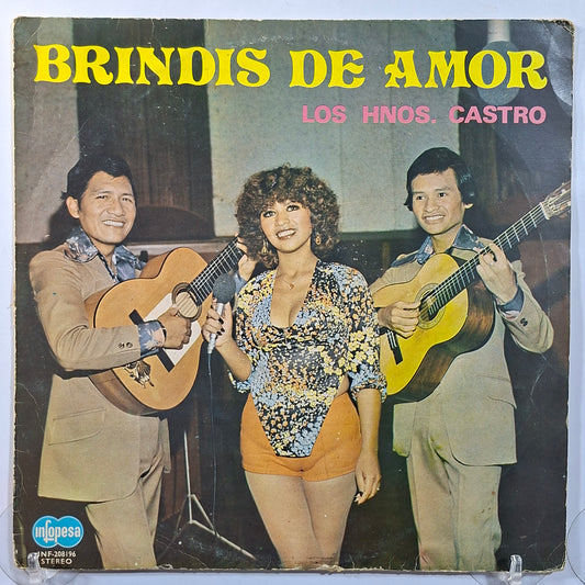 lp Los Hermanos Castro Brindis de Amor made peru 1980 latin bolero