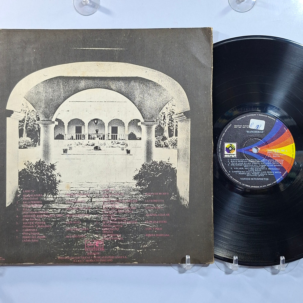 lp Rancheras lucha villa antonio aguilar rosita quintana varios made peru 1980 ranchera folk
