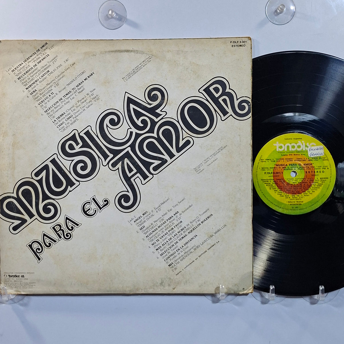 lp Musica Para El Amor manolo otero frank duval piero varios made argentina 1981 latin pop