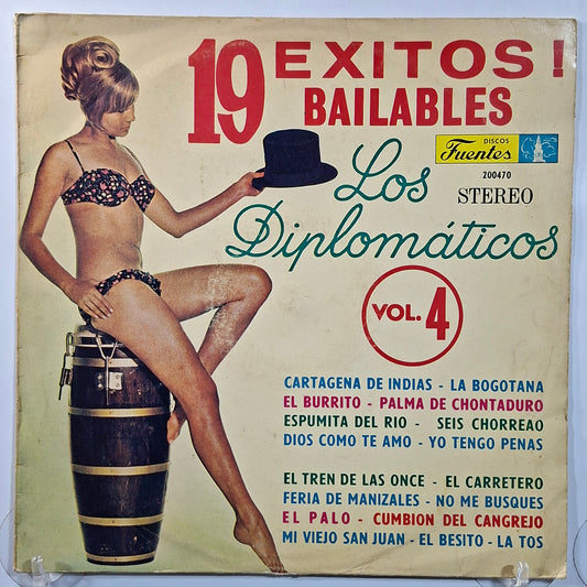 lp Los Diplomaticos 19 Exitos Bailables Vol 4 made peru 1968 latin cumbia