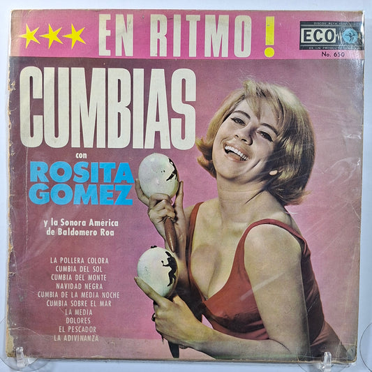 lp Rosita Gomez Y La Sonora America De Baldomero Roa Cumbias En Ritmo! made mexico 1967 latin cumbia