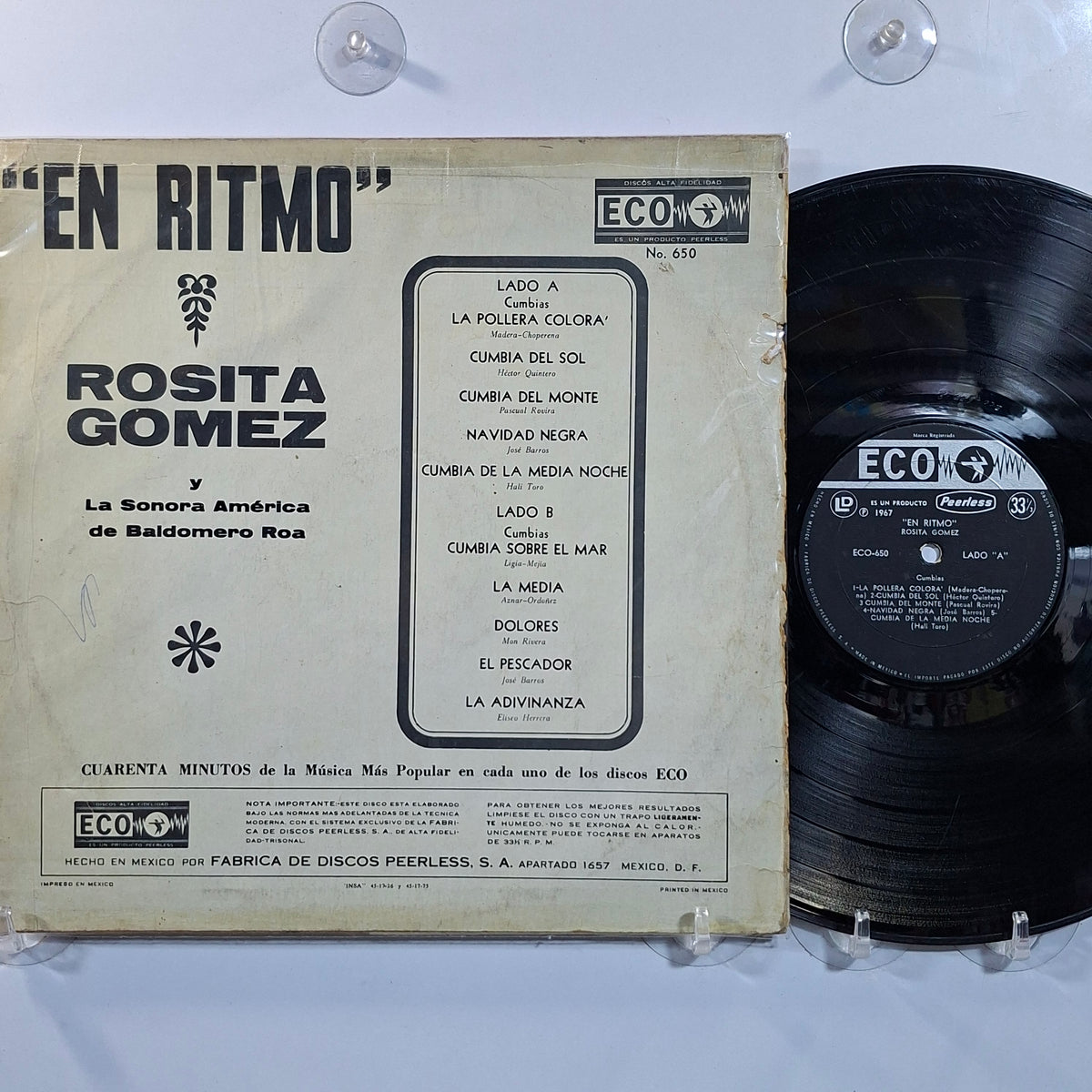 lp Rosita Gomez Y La Sonora America De Baldomero Roa Cumbias En Ritmo! made mexico 1967 latin cumbia