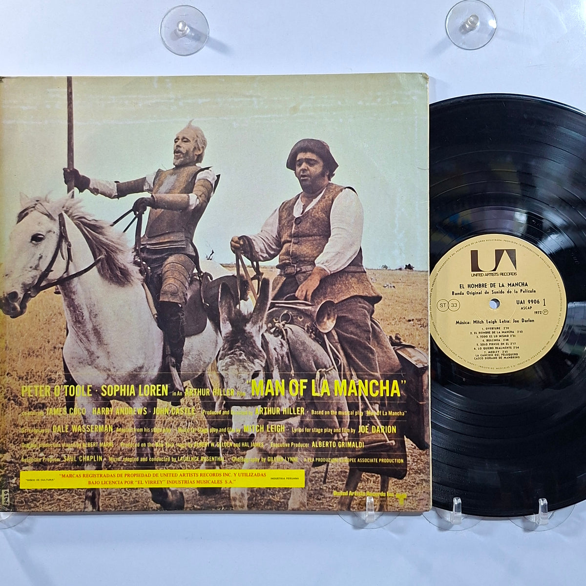 lp Man Of La Mancha Original Motion Picture Soundtrack made peru 1972 gatefold soundtrack