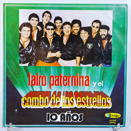 lp Jairo Paternina Y El Combo De Las Estrellas 10 Años made colombia 1985 latin cumbia