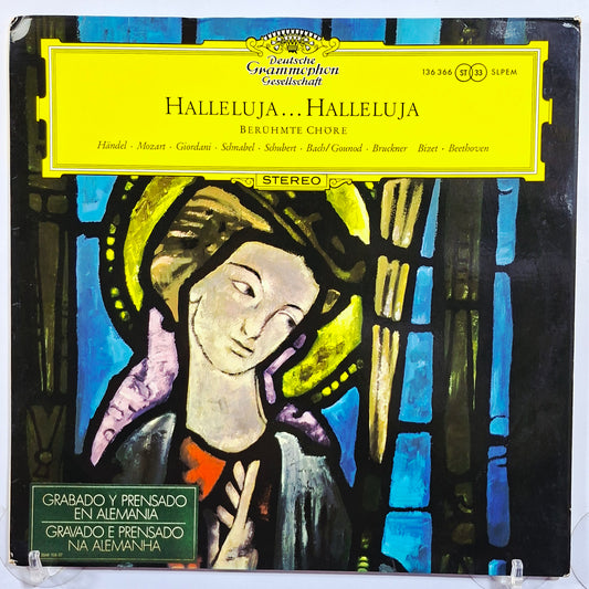 lp Berliner Händel Chor Günther Arndt Halleluja... Halleluja made alemania 1963 choral clasico