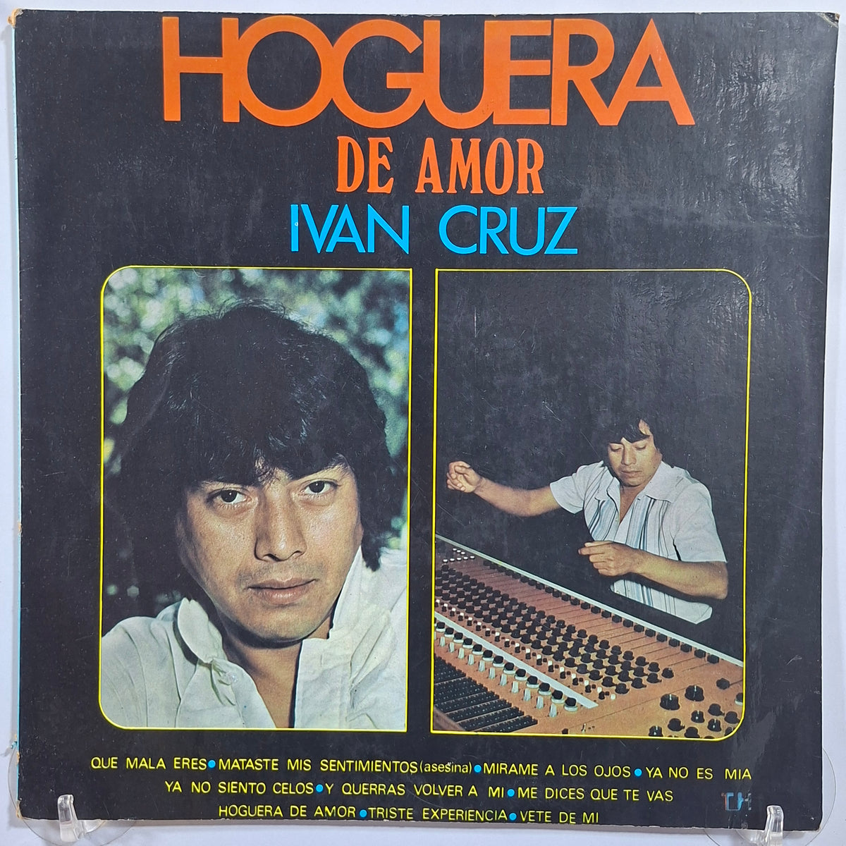 lp ivan cruz hoguera de amor made peru 1982 bolero