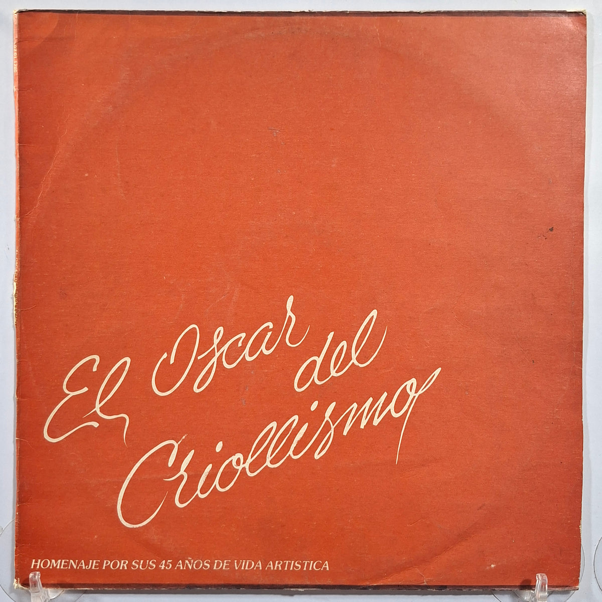 lp Oscar Aviles El Oscar Del Criollismo Homenaje Por Sus 25 Años De Vida Artistica made peru 1985 criolla folk