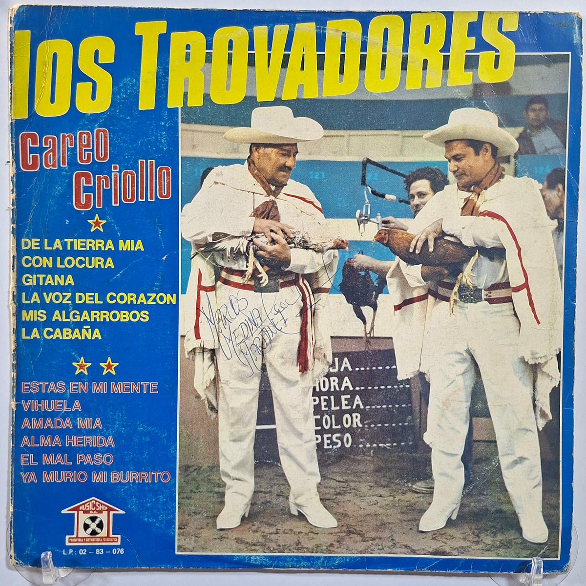lp Los Trovadores Javier Gonzalez Y Gonzalo Neyra made peru 1980 vals criollo folk