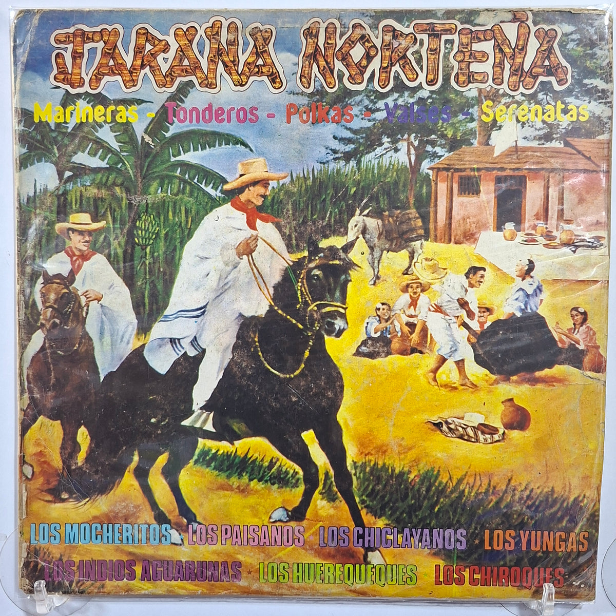 lp Jarana Norteña Que Viva el Santo los yungas los paisanos los chiroques varios made peru 1980 vals criollo marinera folk