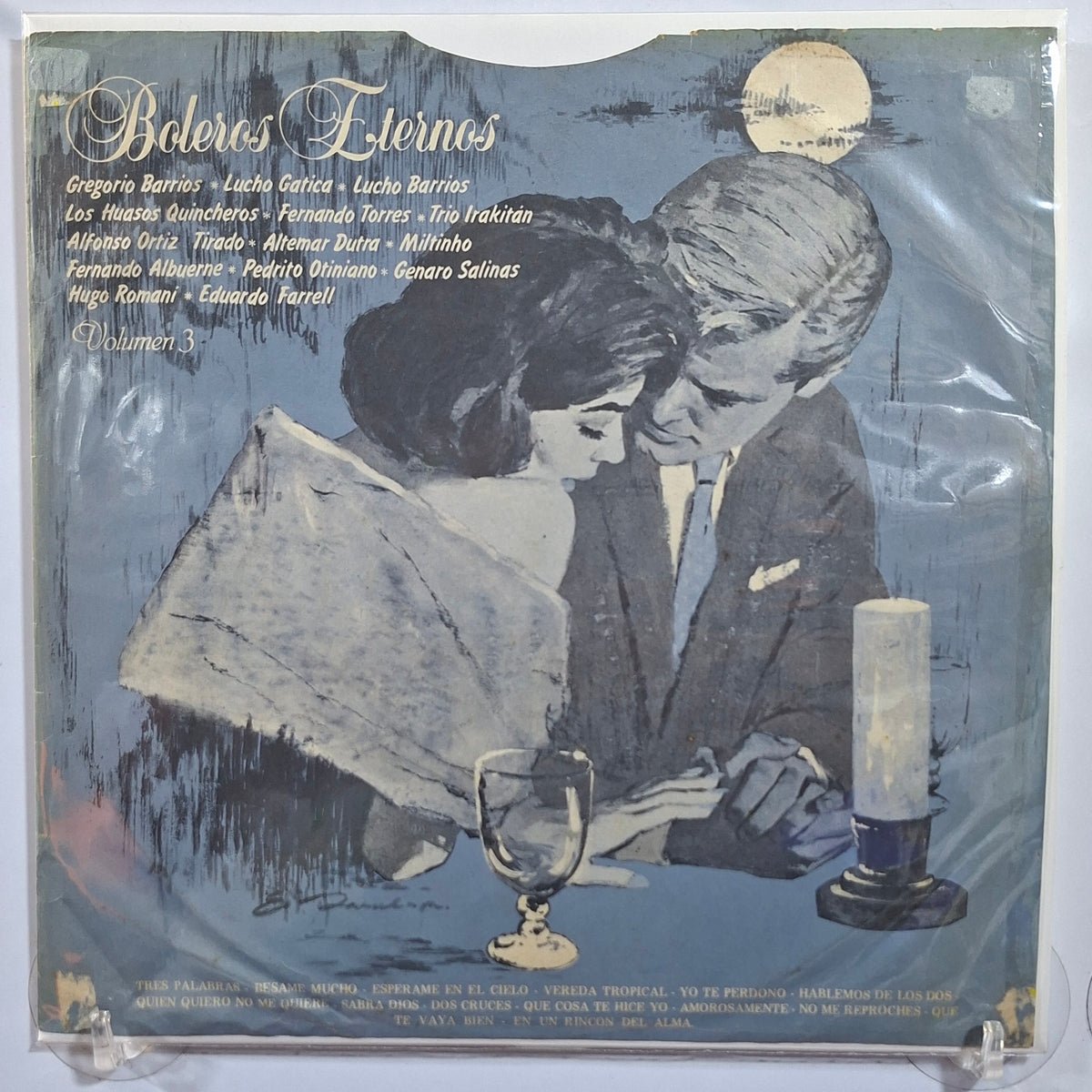 lp Boleros Eternos Vol 3 lucho barrios pedrito otiniano altemar dutra varios made peru 1985 latin bolero