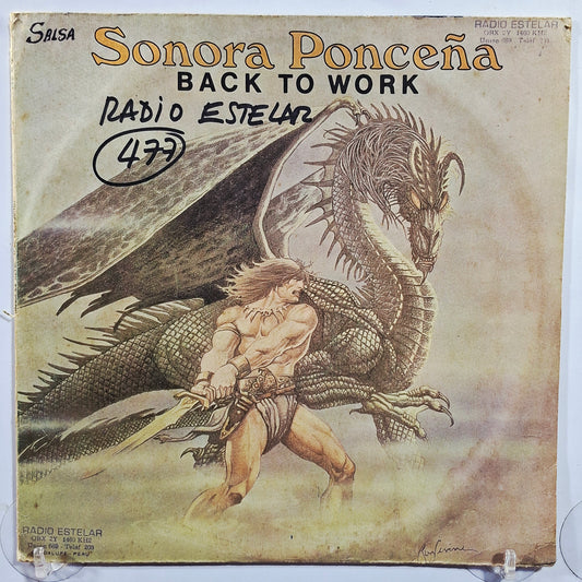 lp La Sonora Ponceña Back To Work made peru 1987 Salsa