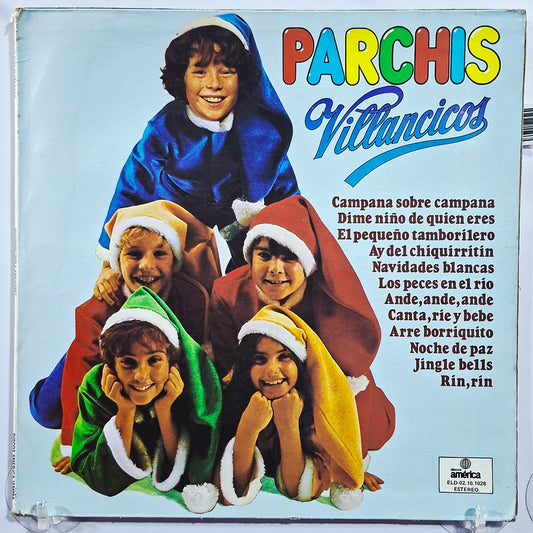 lp Parchis Villancicos made peru 1982 gatefold infantil
