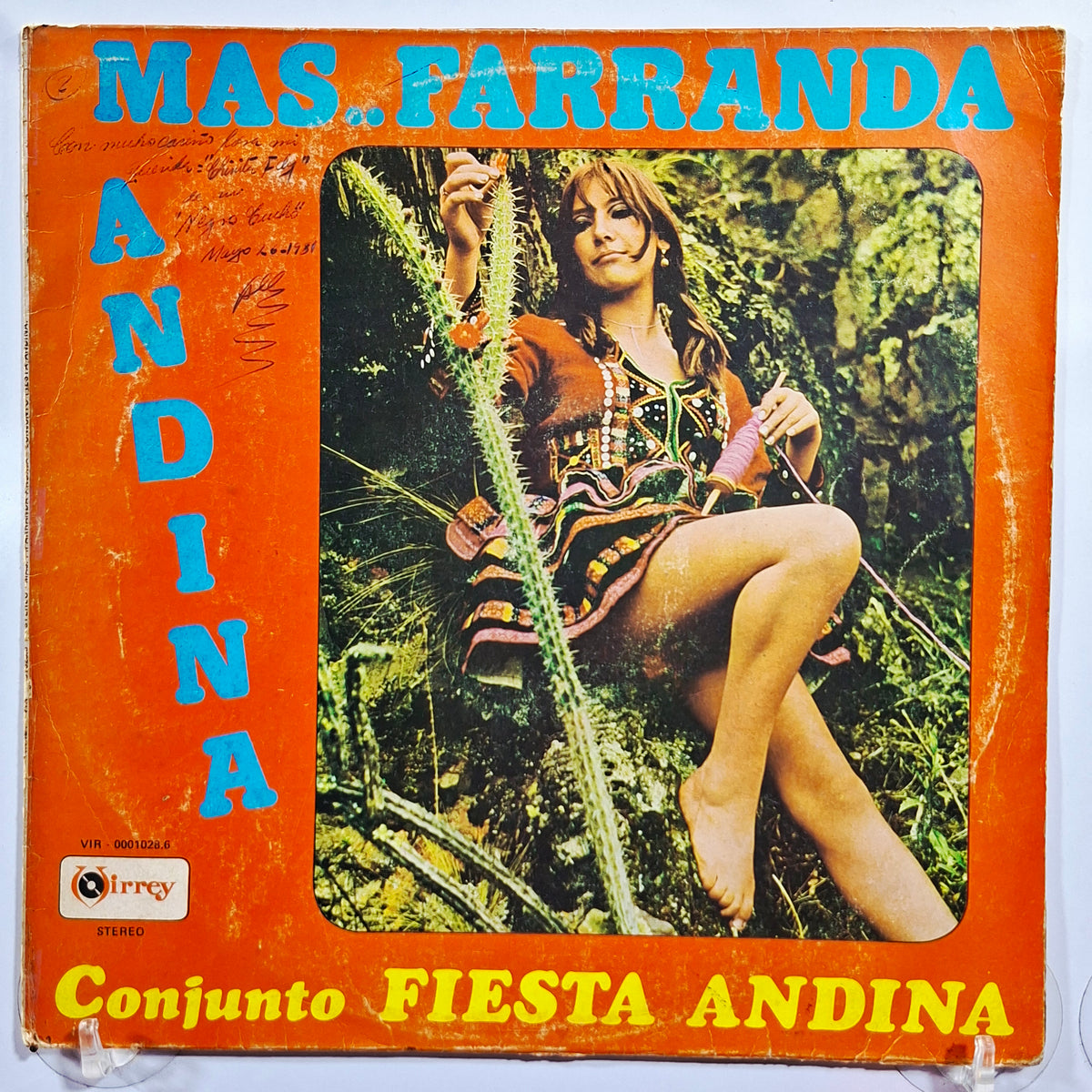lp Conjunto Fiesta Andina Mas Farranda Andina made peru 1983 huayno folk