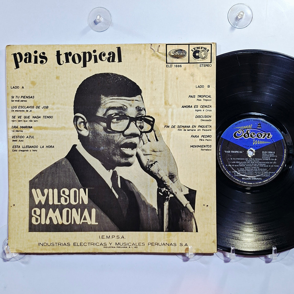 lp Wilson Simonal Pais Tropical made peru 1969 latin pop