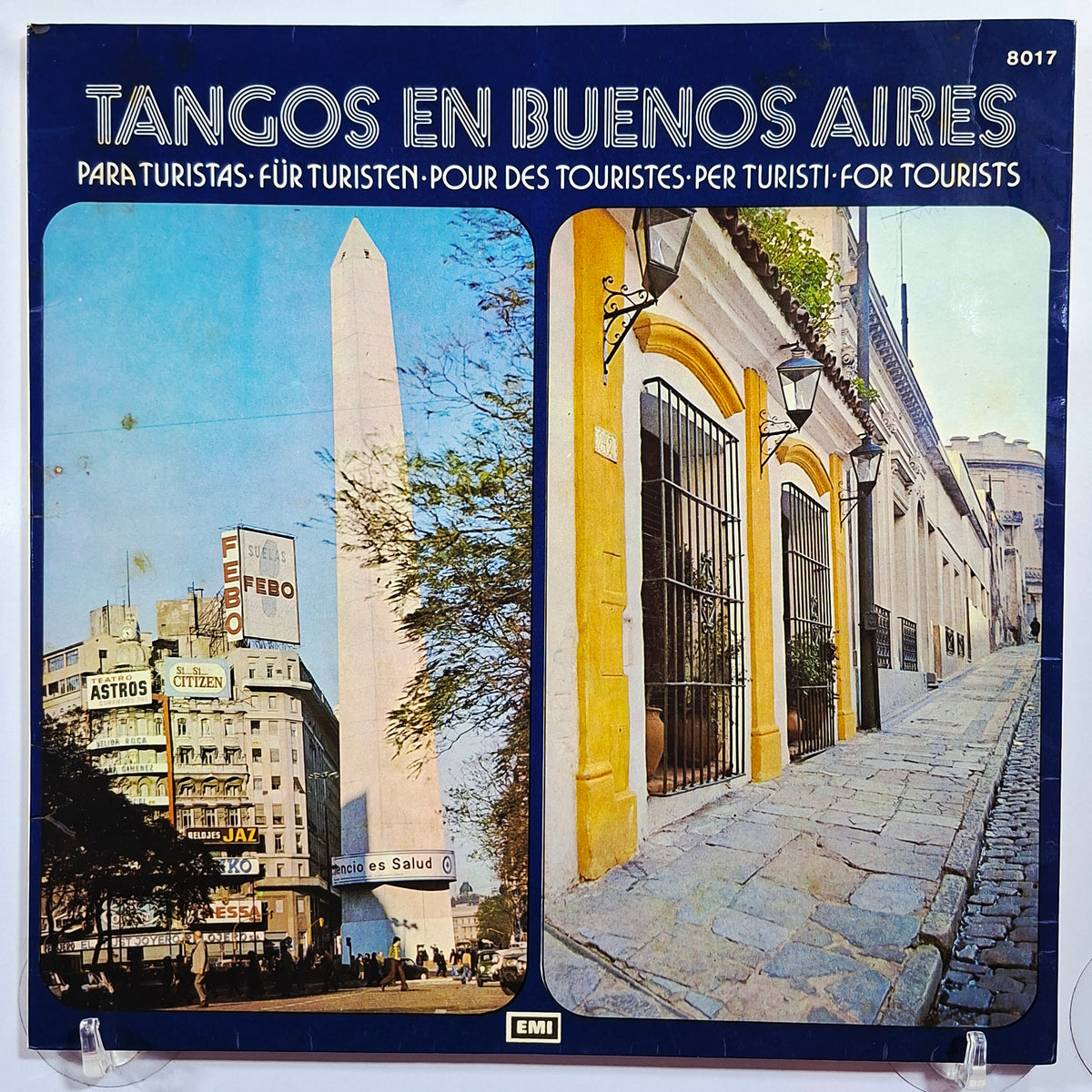 lp Tangos En Buenos Aires para turistas Carlos Gardel Osvaldo Pugliese Mariano Mores varios made Argentina 1974 gatefold tango folk