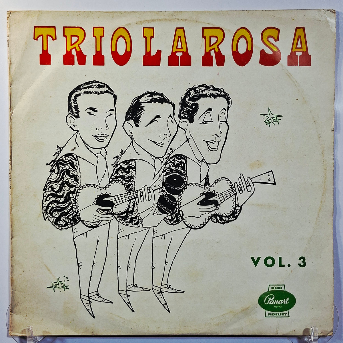 lp Trio La Rosa vol 3 made peru 1961 guaracha bolero