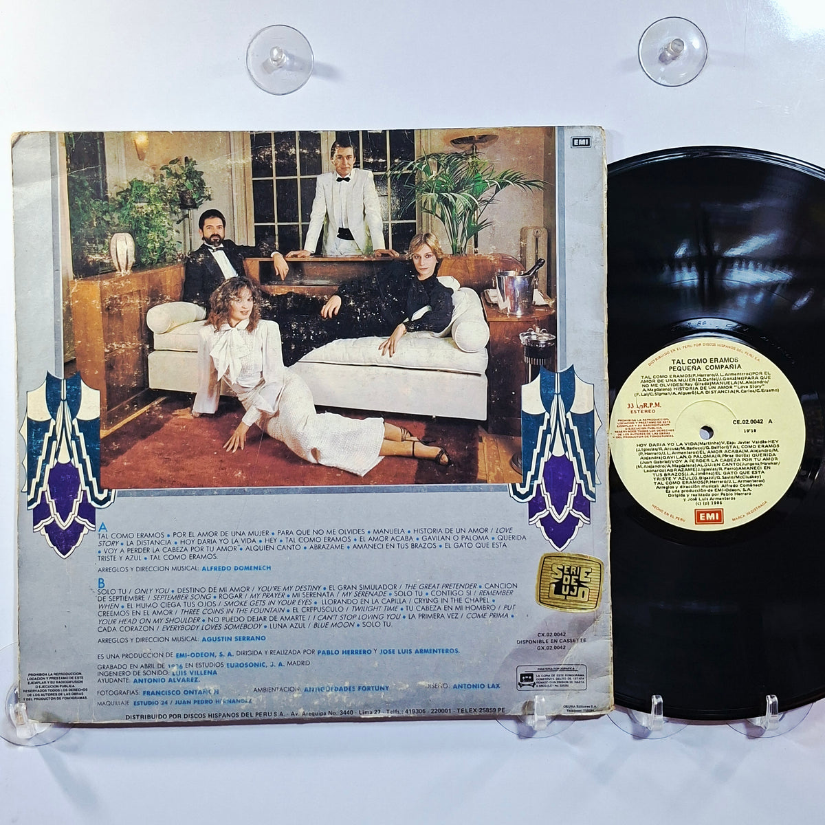 lp Pequeña Compañia Tal Como Eramos made peru 1987 latin pop