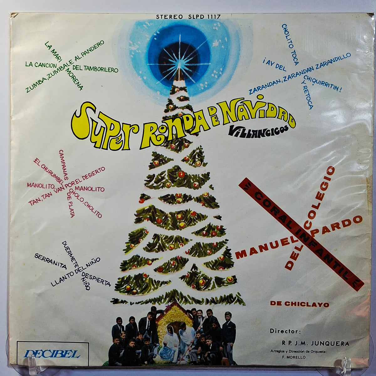 lp super ronda de navidad coral infantil del colegio manuel pardo chiclayo made peru villancicos