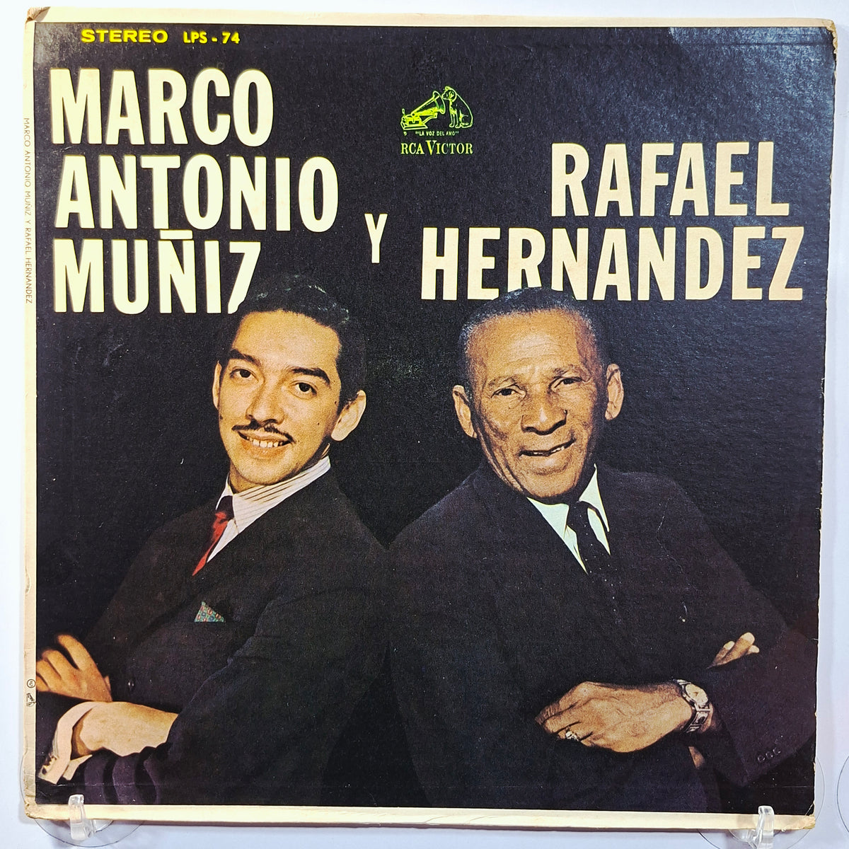 lp Marco Antonio Muñiz y Rafael Hernandez lps-74 made usa 1964 latin bolero