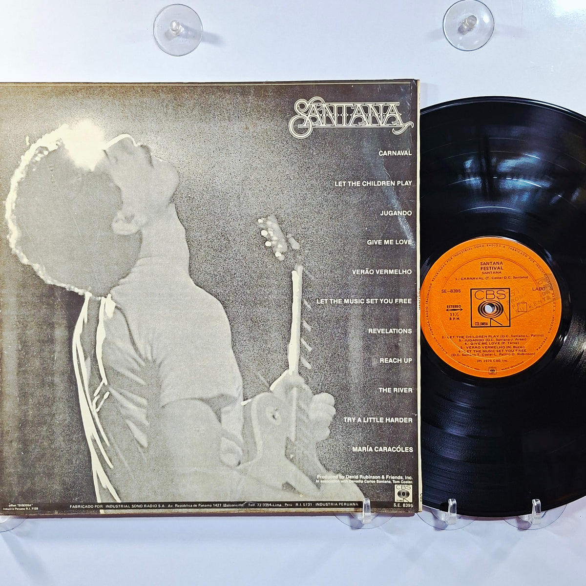 lp Santana Festival made peru 1976 rock