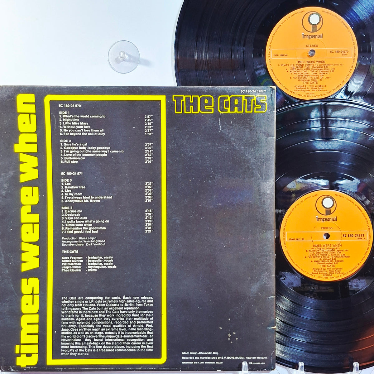 x2 lp the cats times were when made holanda 1972 gatefold pop rock