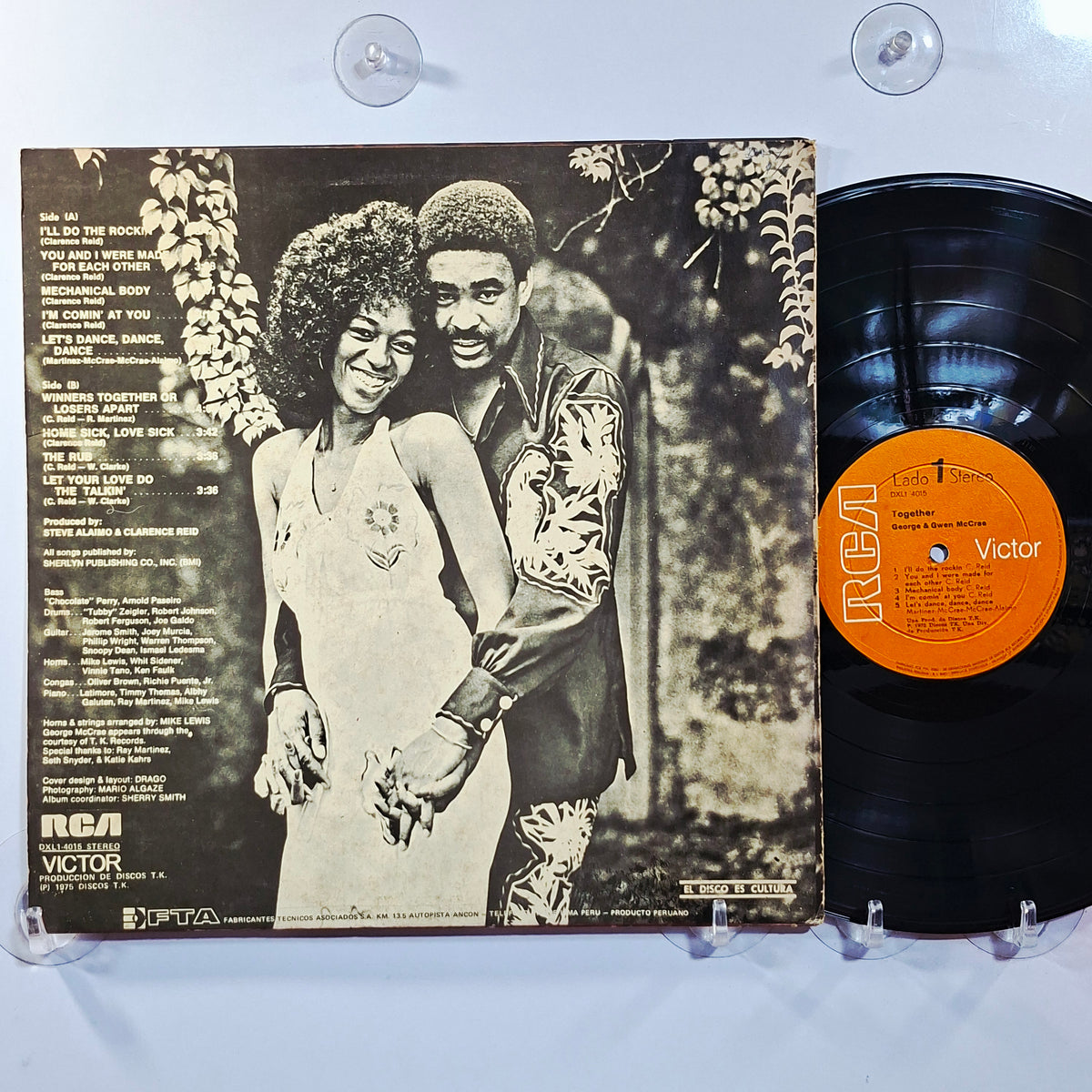 lp George McCrae & Gwen McCrae Together made peru 1975 funk soul disco