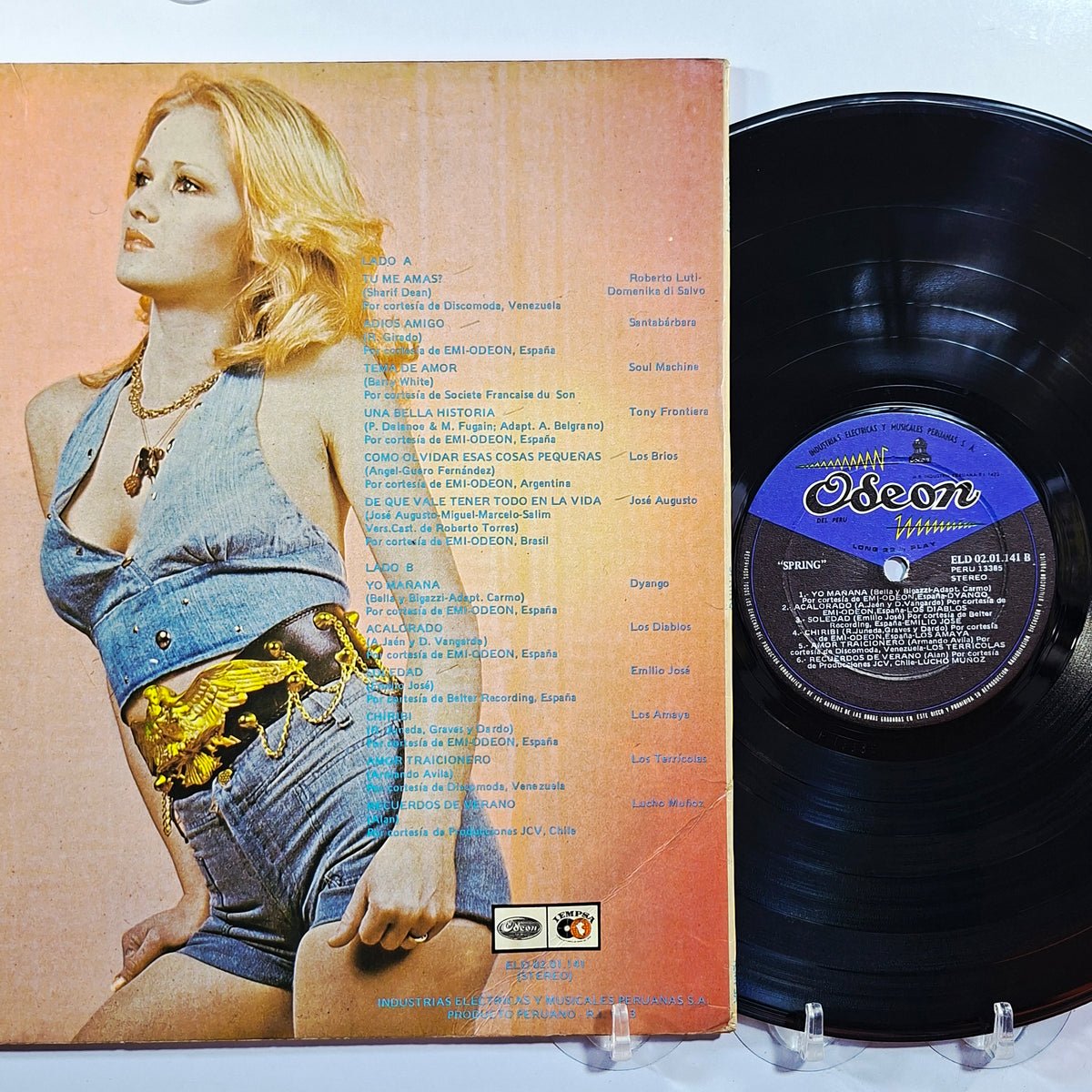 lp Spring Los Terricolas Dyango Los Diablos varios made peru 1974 latin pop