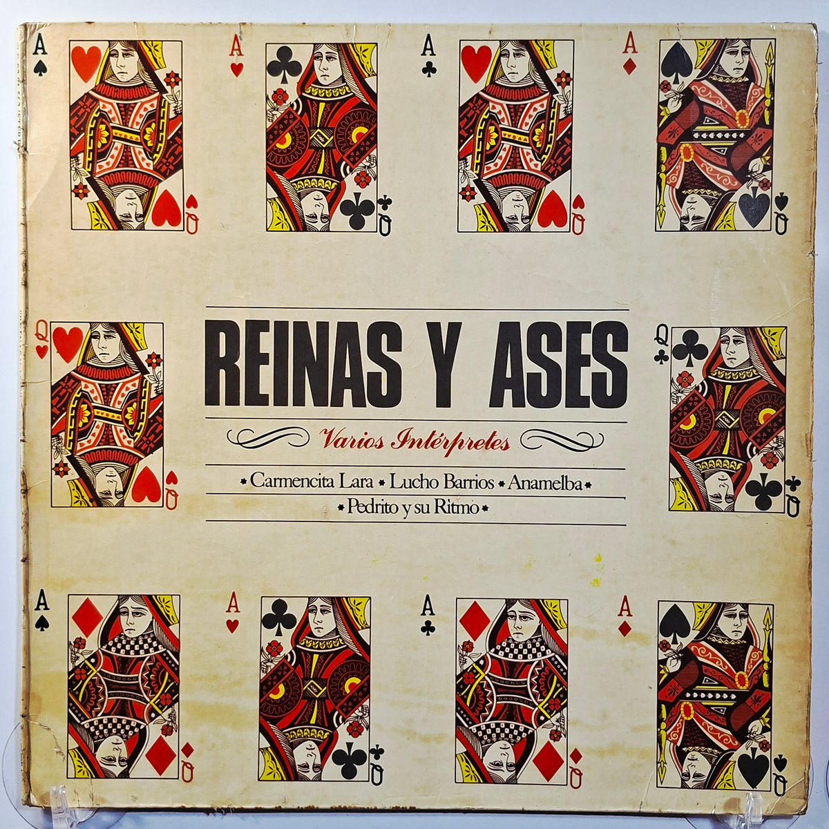 lp Reinas Y Ases lucho barrios carmencita lara anamelba varios made peru 1977 latin bolero