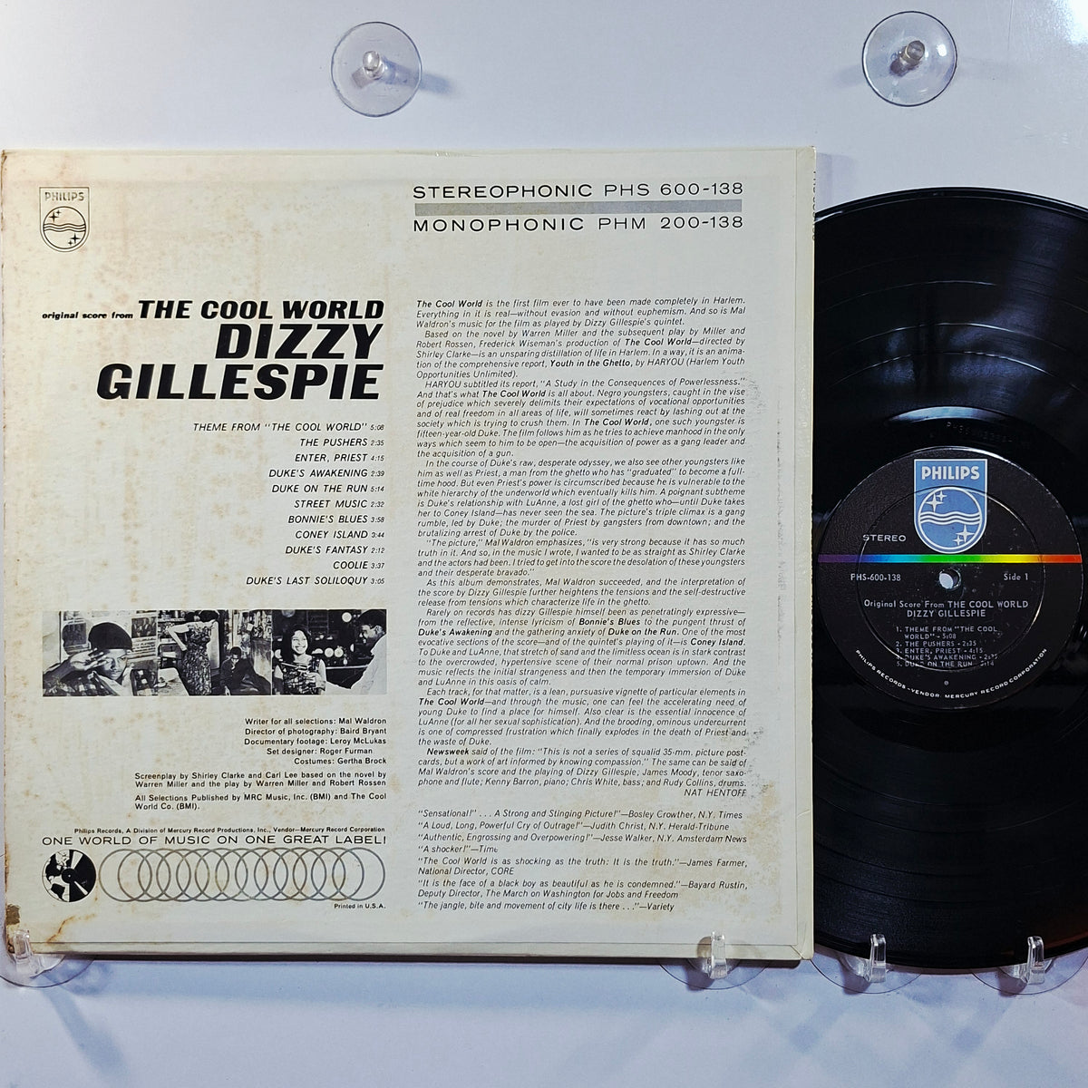 lp Dizzy Gillespie The Cool World made usa 1964 jazz