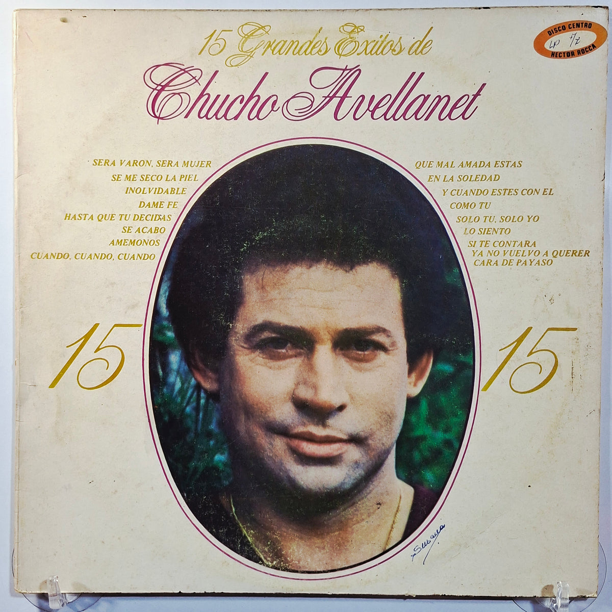 lp Chucho Avellanet 15 Grandes Exitos De made peru 1982 latin pop