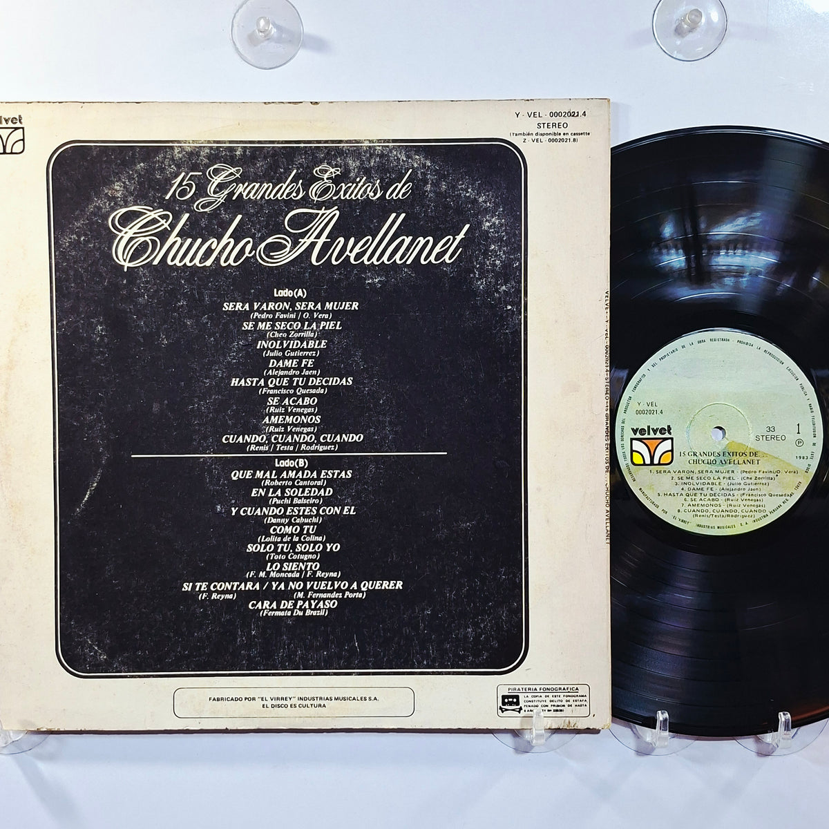 lp Chucho Avellanet 15 Grandes Exitos De made peru 1982 latin pop