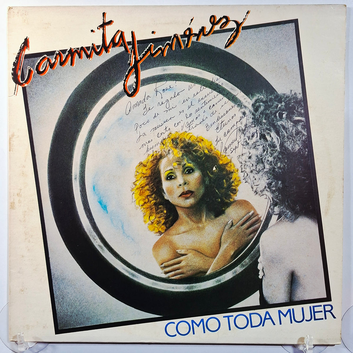 lp Carmita Jimenez Como Toda Mujer made usa 1987 con insert latin pop