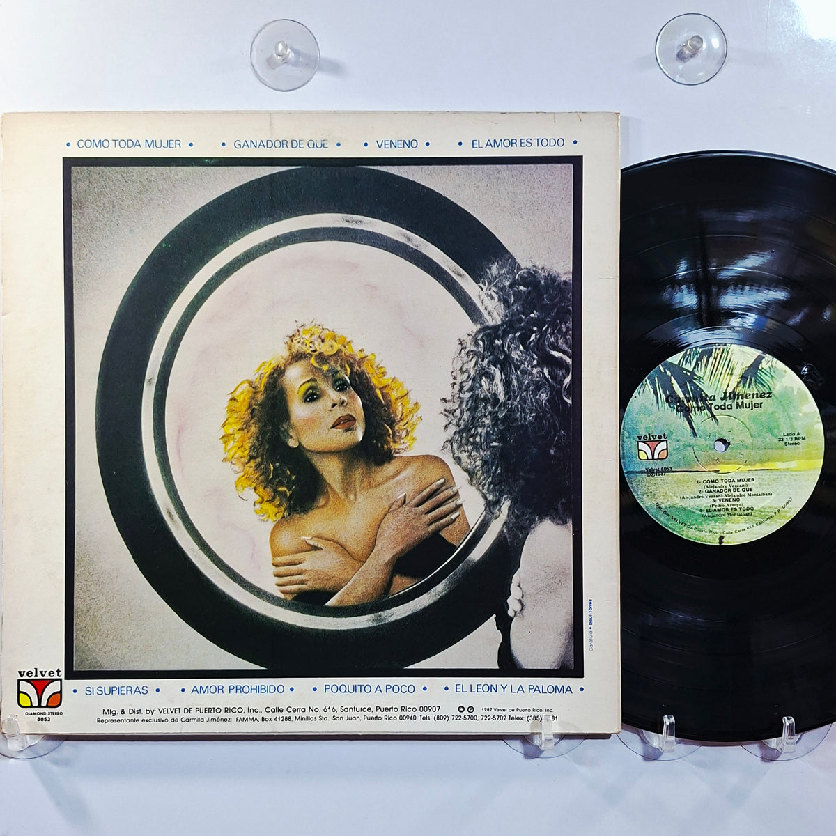 lp Carmita Jimenez Como Toda Mujer made usa 1987 con insert latin pop