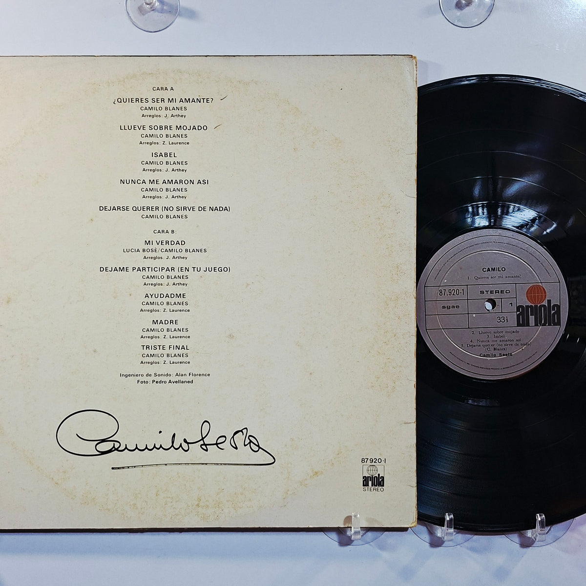 lp Camilo Sesto Camilo made peru 1974 latin pop