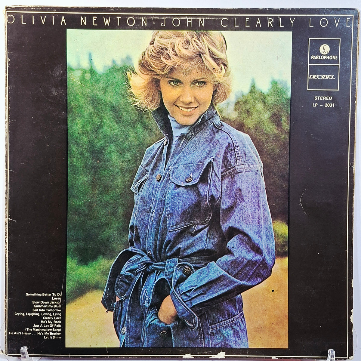 lp Olivia Newton John Clearly Love made peru 1975 gatefold pop