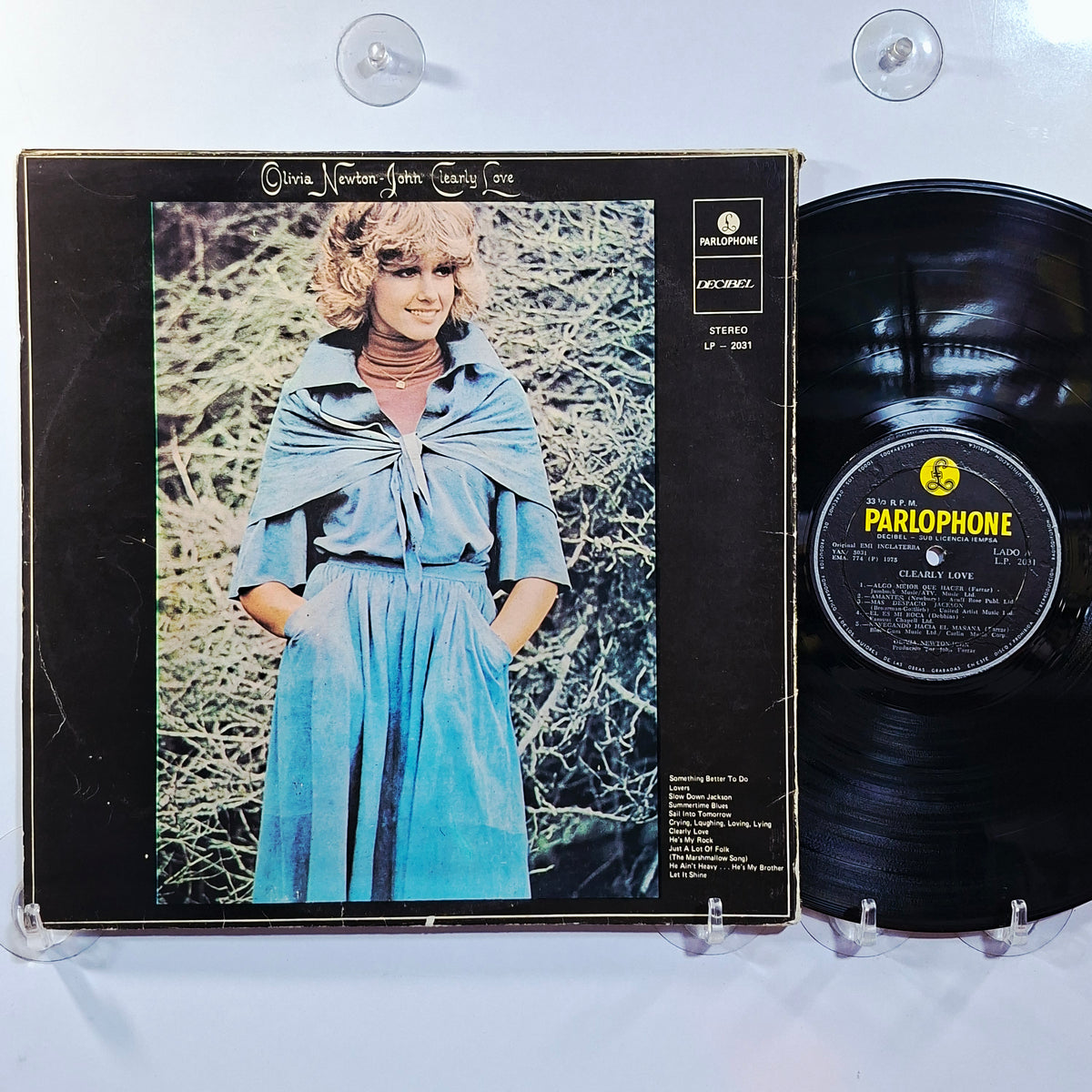 lp Olivia Newton John Clearly Love made peru 1975 gatefold pop
