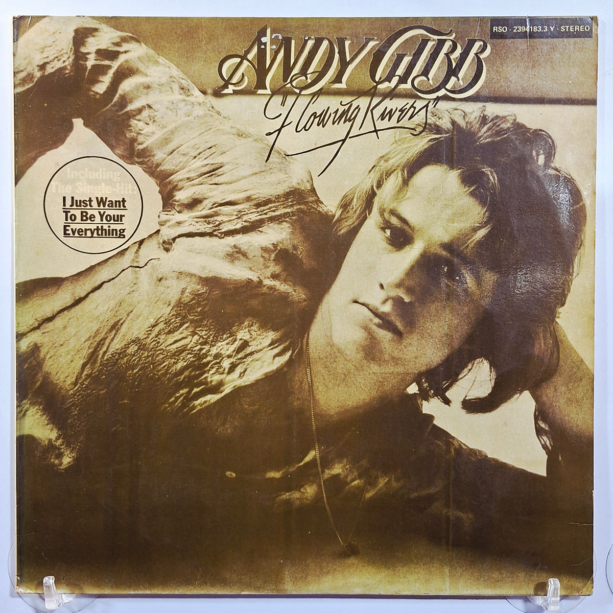 lp Andy Gibb Flowing Rivers made peru 1977 Pop Rock Disco