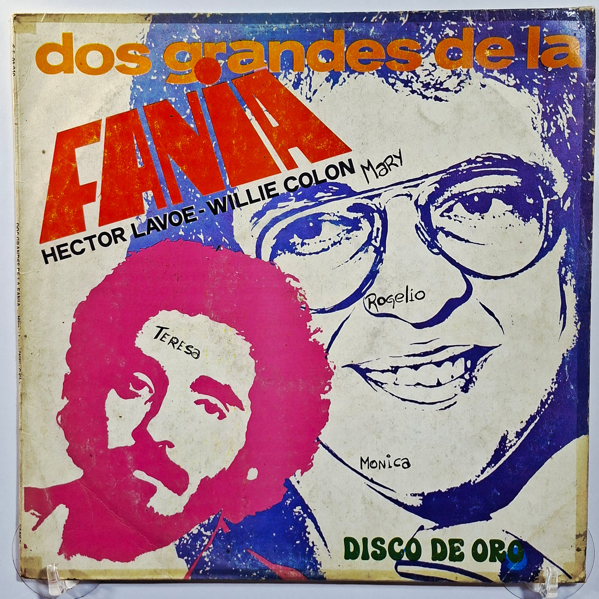 lp Hector Lavoe Willie Colon Dos Grandes De La Fania Disco De Oro made peru 1976 salsa
