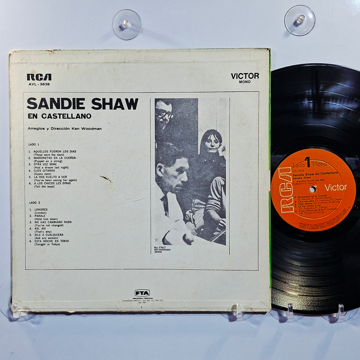 lp Sandie Shaw Sandie Shaw en Castellano made peru 1969 latin pop