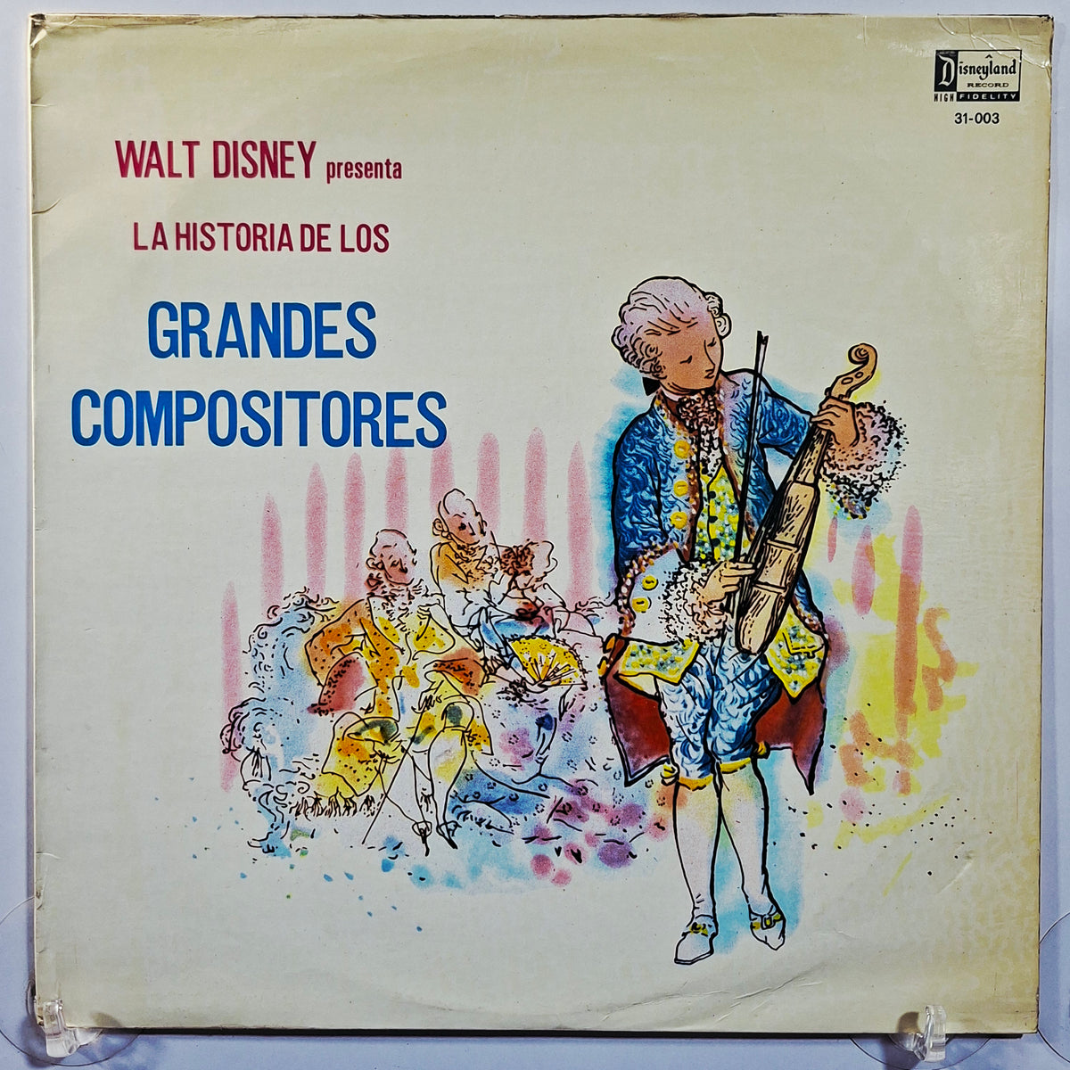 lp walt disney presenta la historia de los grandes compositores made peru 1980 infantil