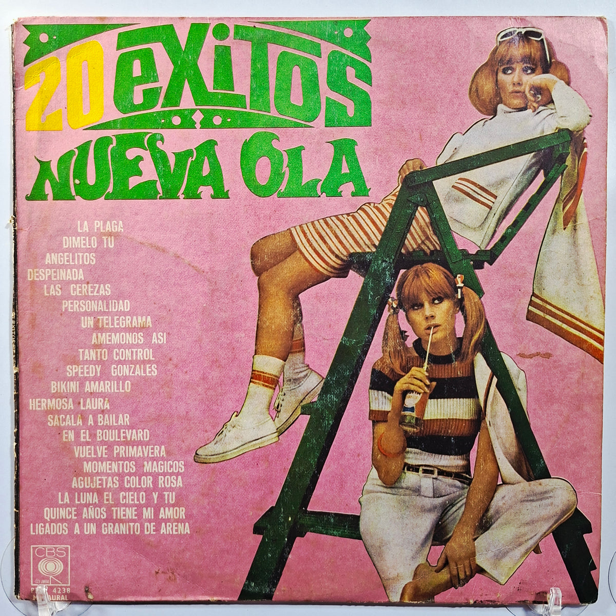 lp 20 exitos nueva ola vol 1 Los Santos Los Hooligans Billy Cafaro varios made peru 1975 latin rock