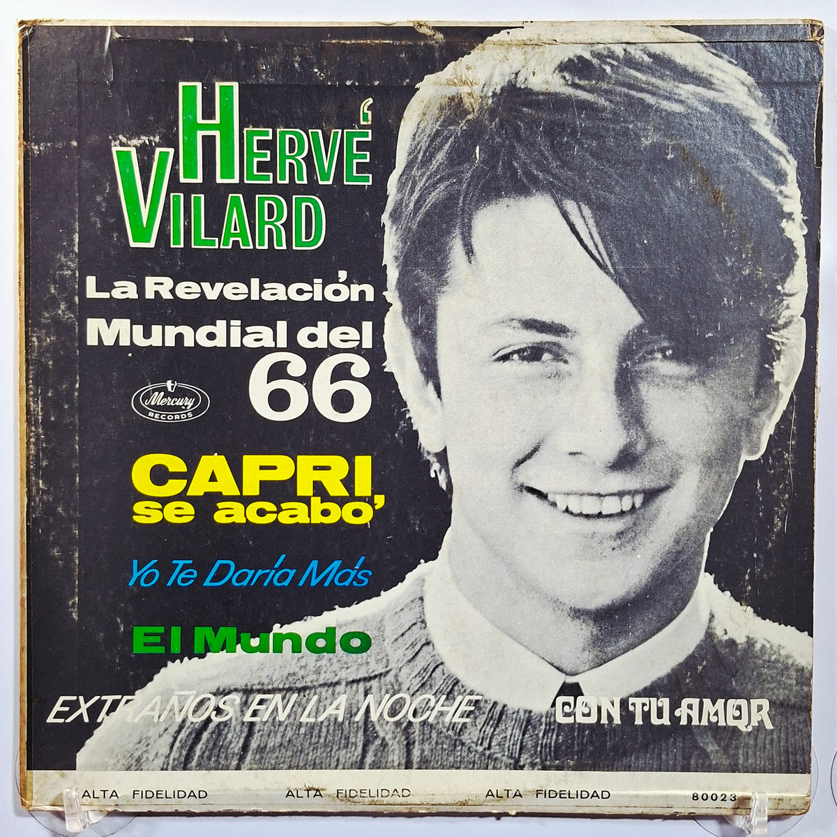 lp Herve Vilard La Revelación Mundial Del 66 made mexico 1966 latin pop