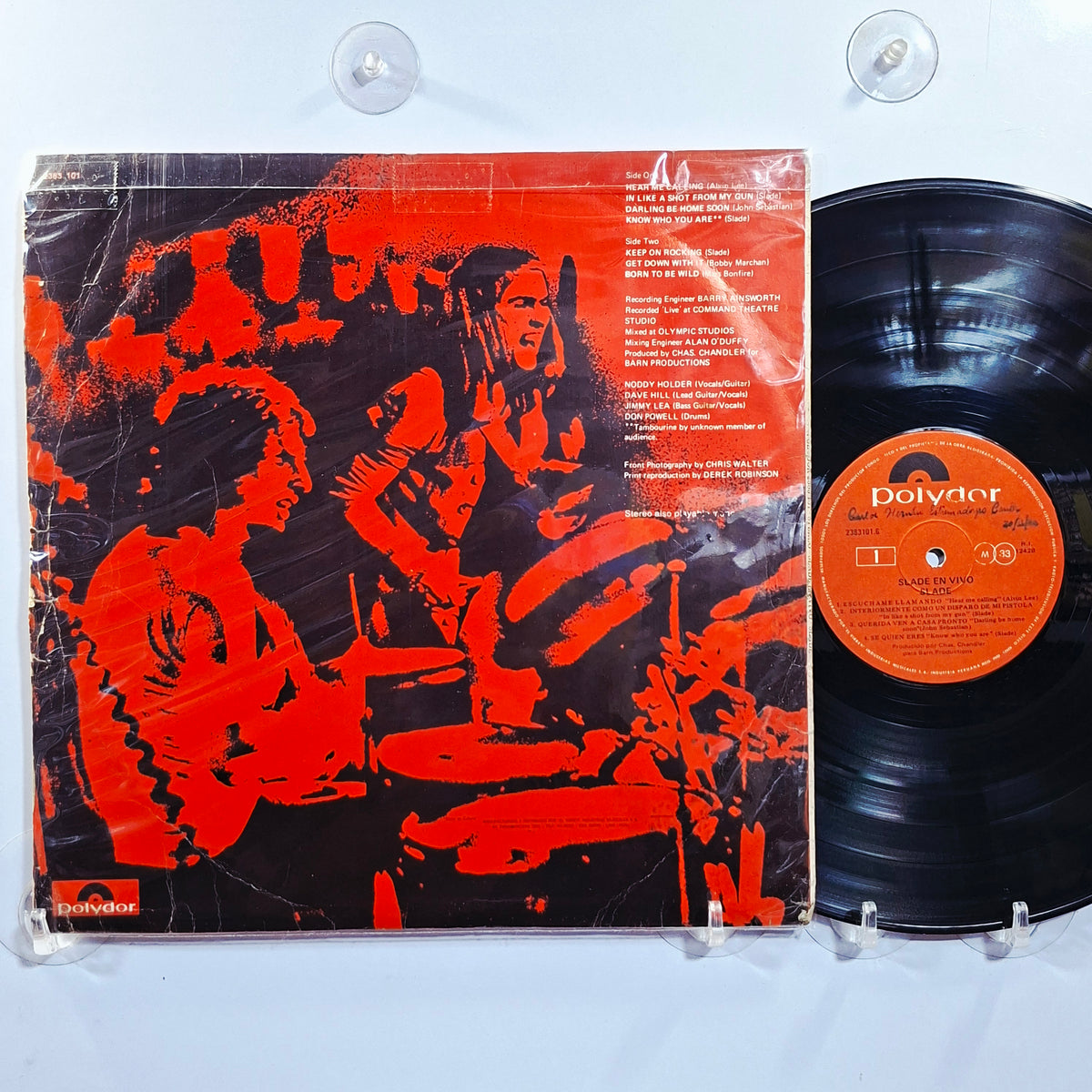 lp Slade Slade En Vivo made peru 1972 rock