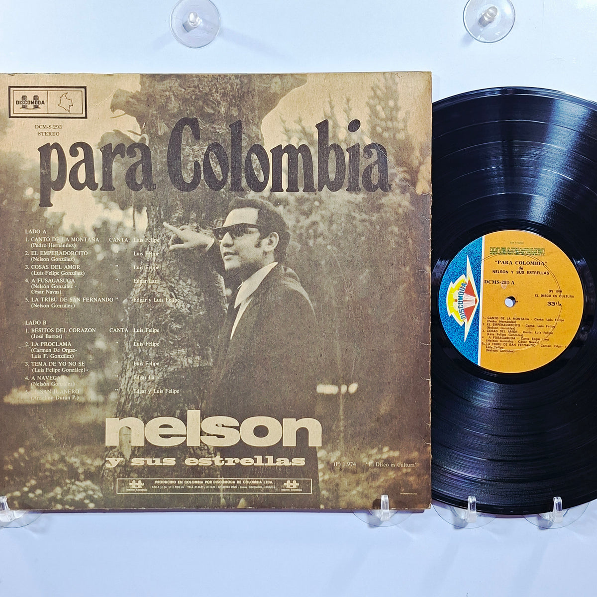 lp Nelson Y Sus Estrellas Para Colombia made colombia 1974 salsa cumbia