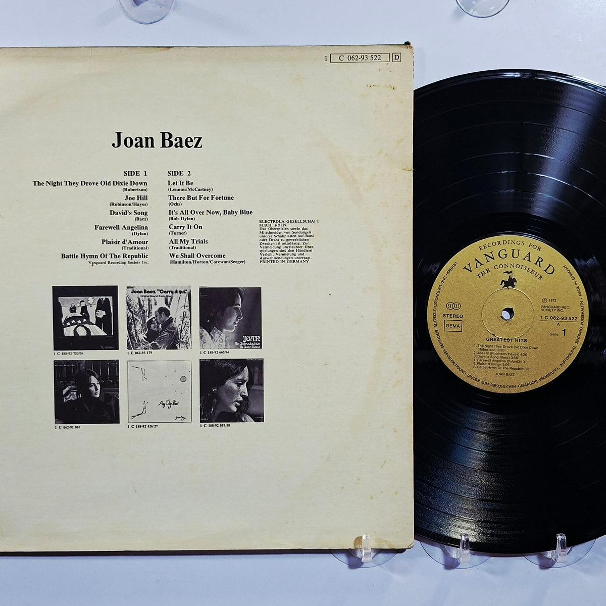 lp Joan Baez Greatest Hits made alemania 1972 blues rock