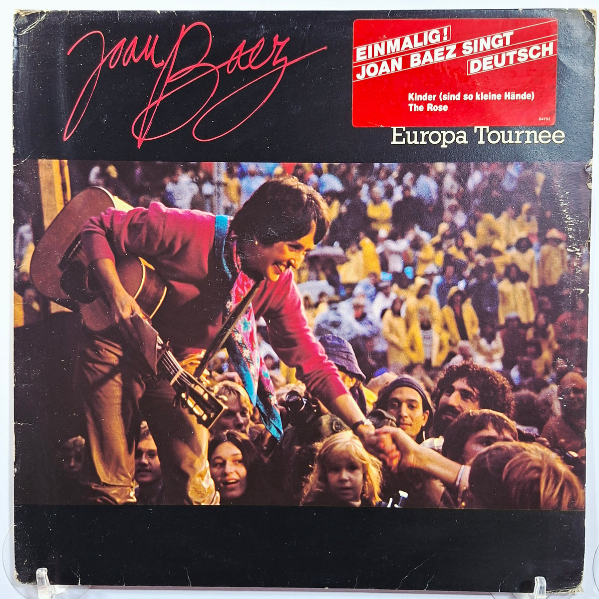 lp Joan Baez Europa Tournee made holanda 1980 blues rock