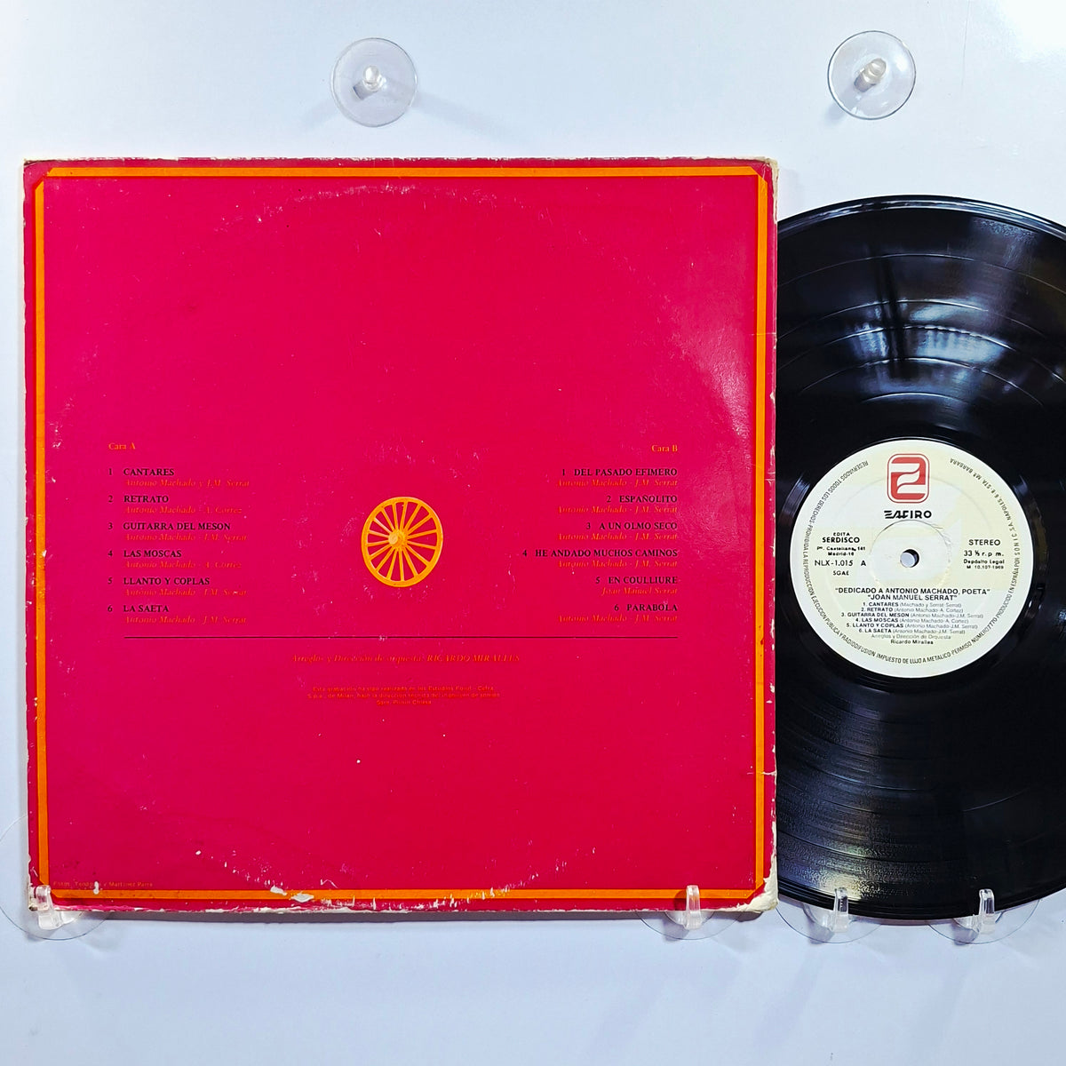 lp Joan Manuel Serrat Dedicado A Antonio Machado Poeta made españa 1969 gatefold nueva cancion latin folk